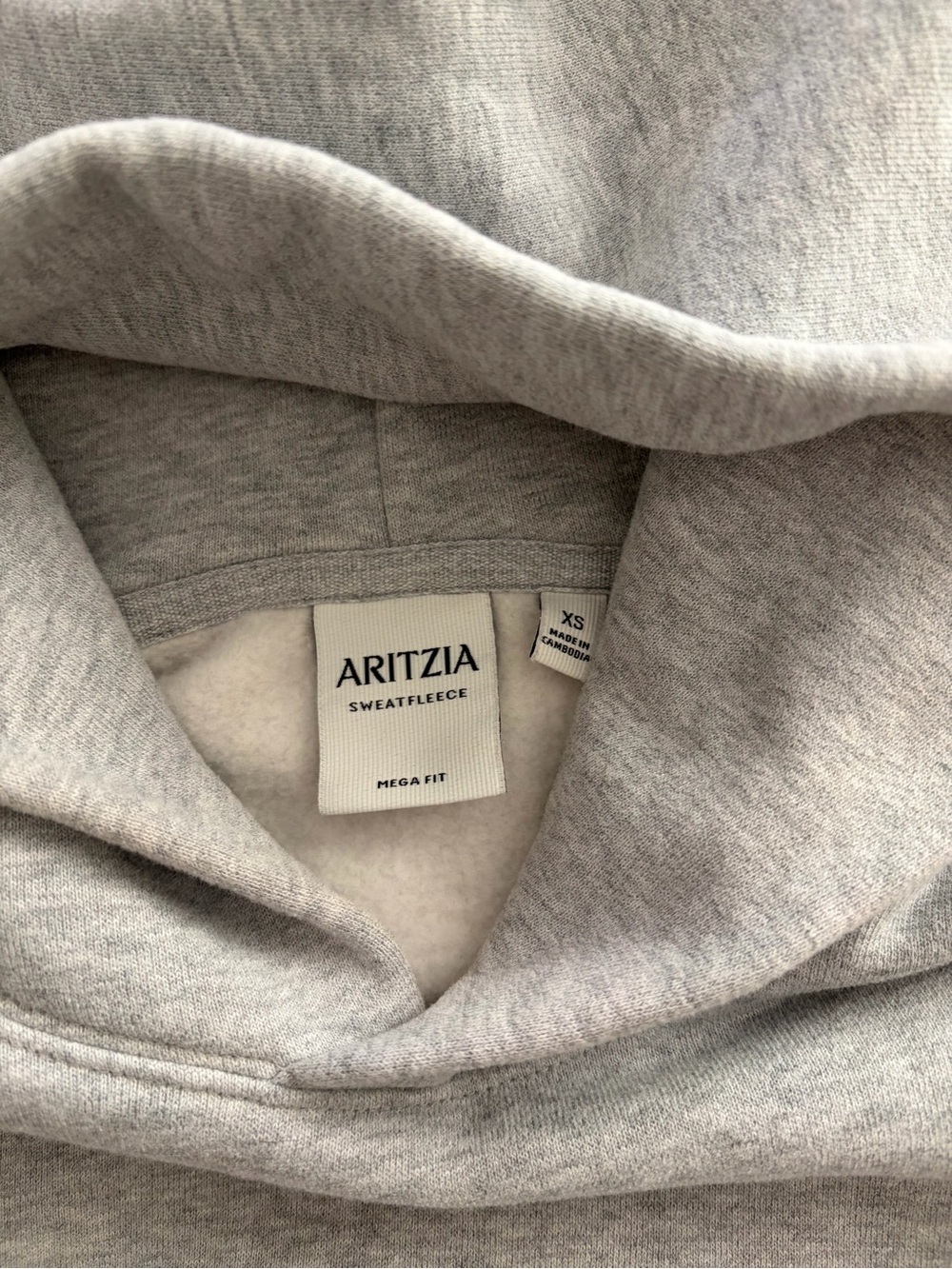 Aritzia Cozy Sweatfleece Mega Hoodie Size XS - Picture 3 of 8